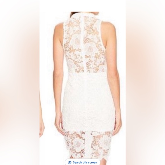 NWT ASTR SAMANTHA DRESS IN WHITE - Picture 4 of 8